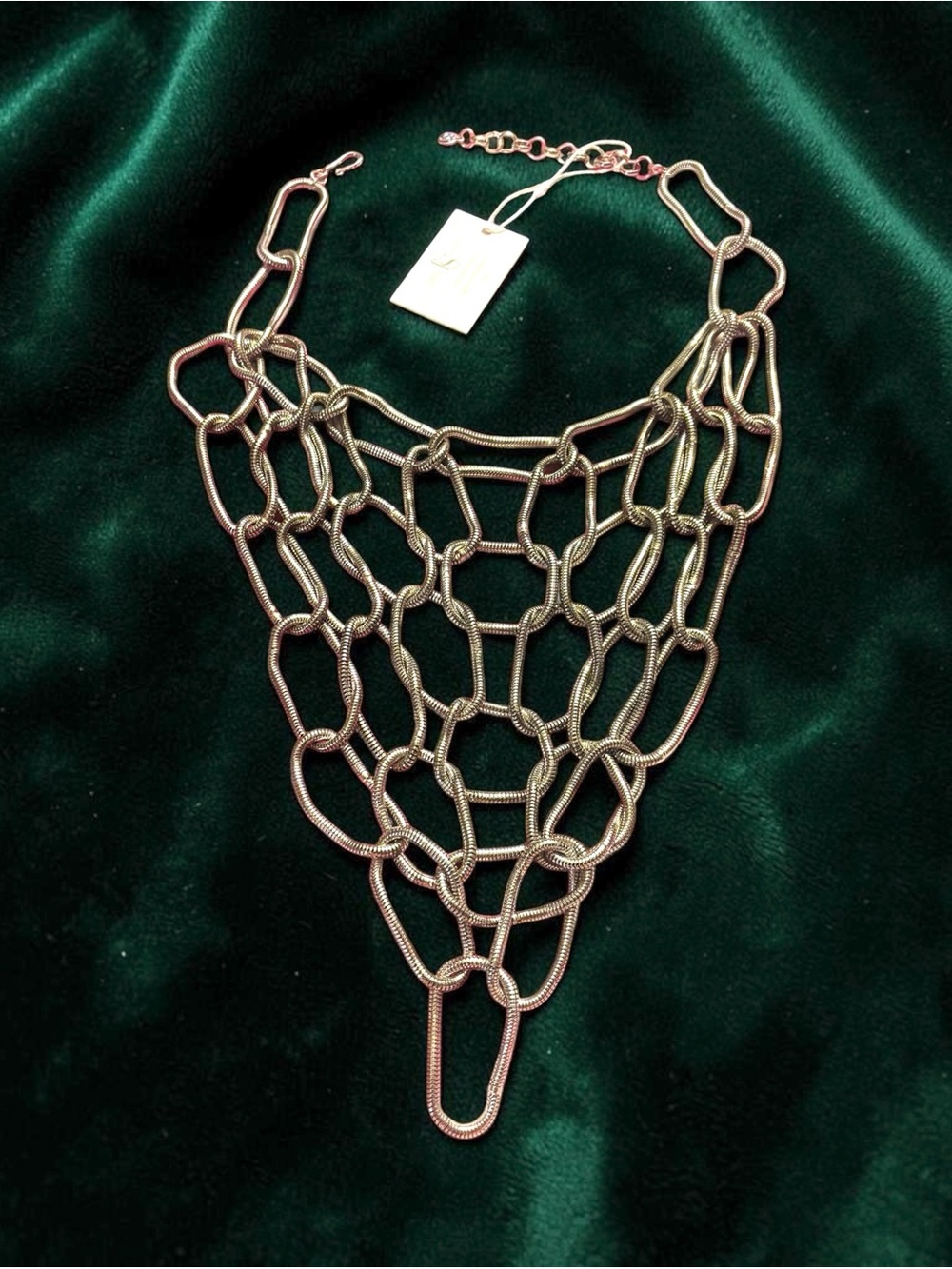 Sassy Jones Silver-tone Glory Necklace